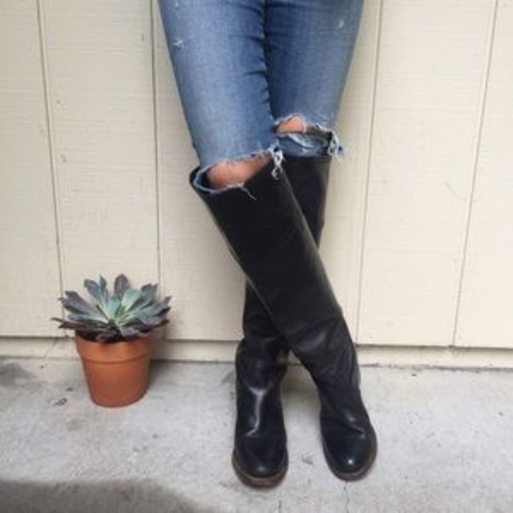 Frye Shoes - Frye Over the Knee Leather boots
